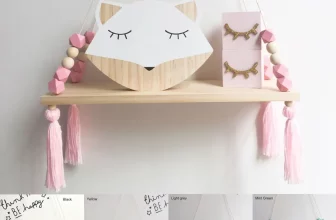 מדפי עץ חמודים לחדר הילדים