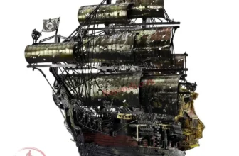 דגם של ספינת פיראטים לבנייה