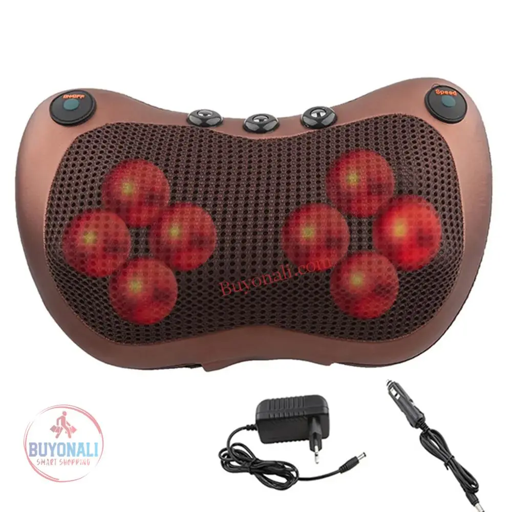 מגוון כריות עיסוי שיאצו חשמלית מתחממת