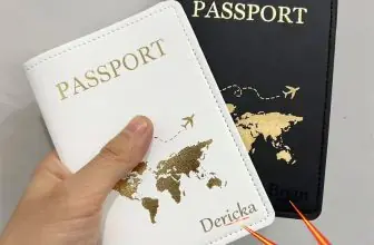 כיסוי לדרכון כולל השם שלך