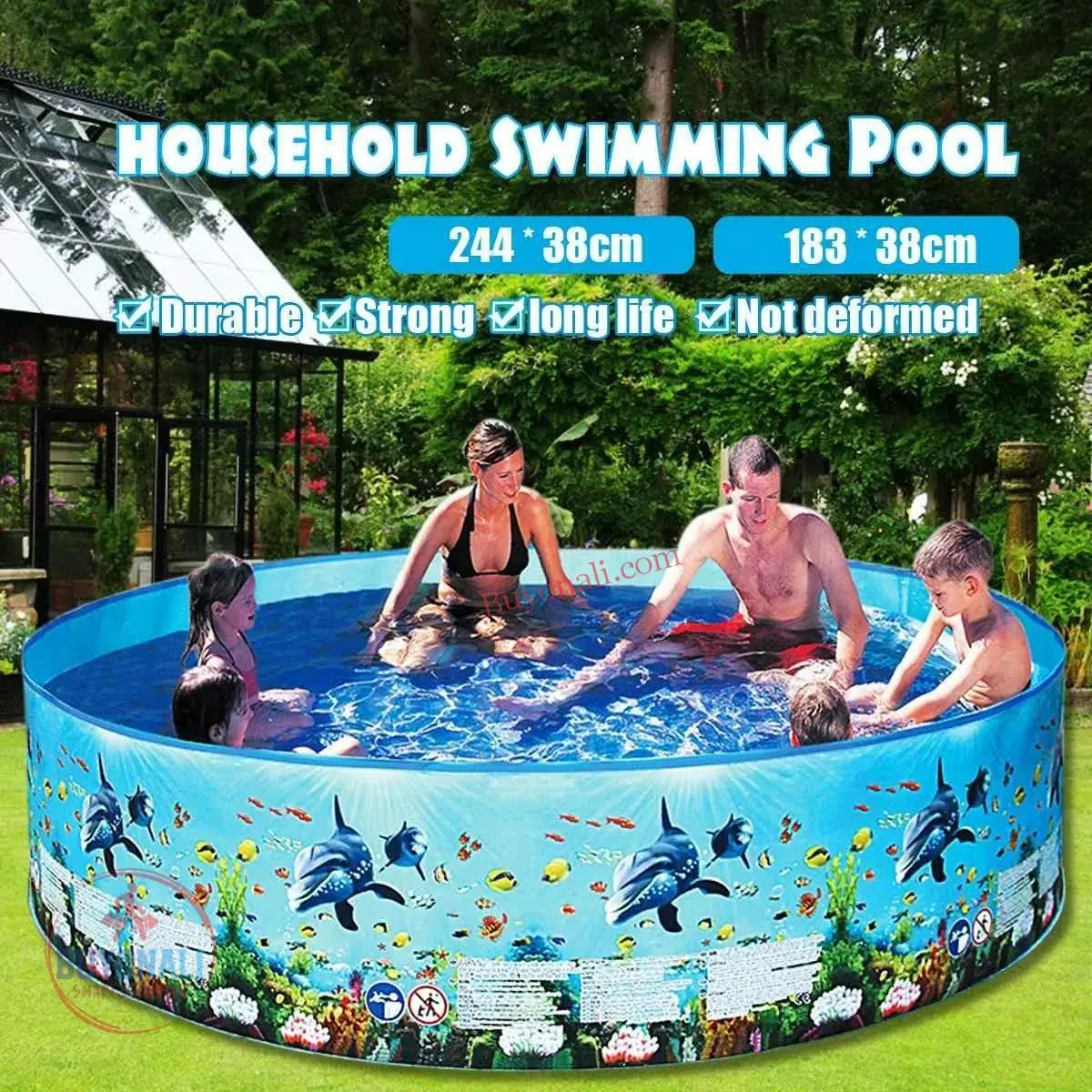 בריכה ביתית במגוון גדלים