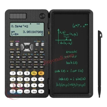 מחשבון מדעי עם משטח דיגיטלי לחישובים