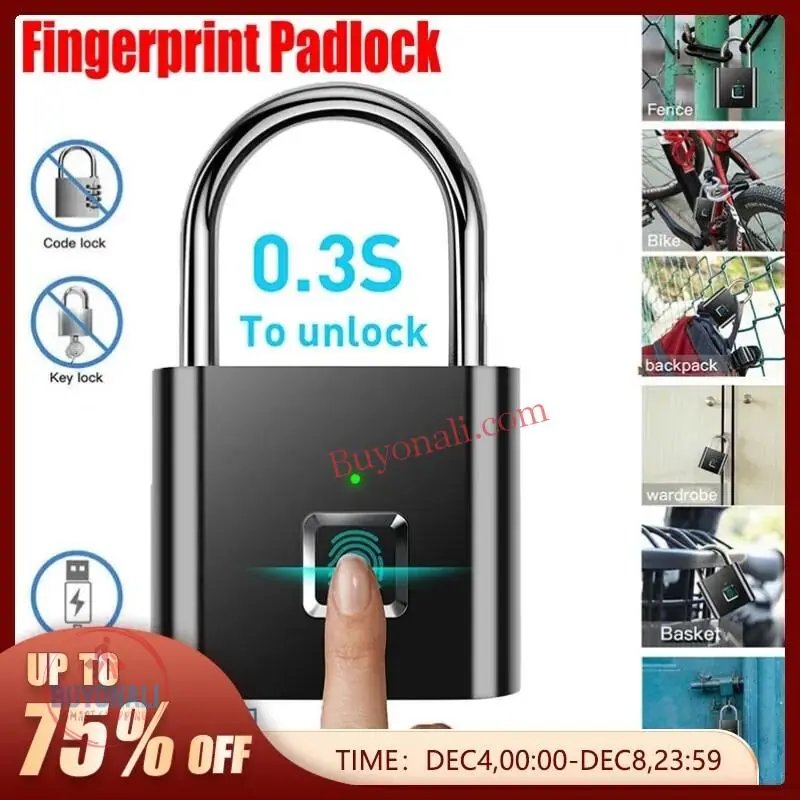 מנעול חכם עם פתיחה בטביעת אצבע