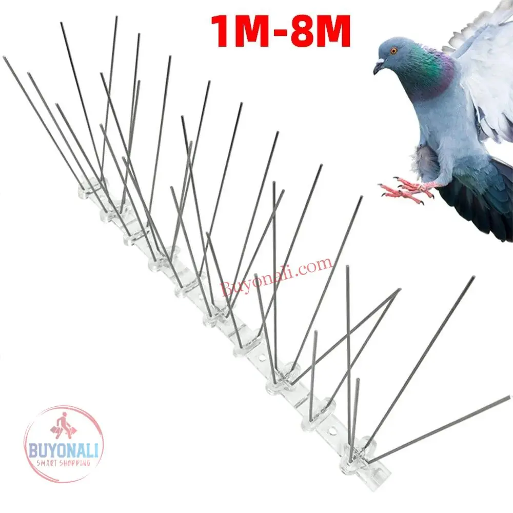 יחידות קוצים להרחקת יונים ומזיקים בגדלים של 1-8 מטרים