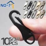 מארז של 10 מתאמים לרוכסן ממתכת