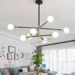 מגוון נברשות מעוצבות עם 4-8 נורות לבחירה