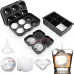 מגש סיליקון לקוביות קרח במגוון צורות