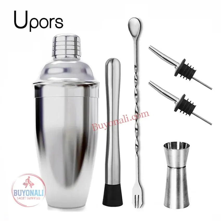 סט איכותי מפלדת אל חלד להכנת קוקטיילים