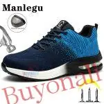 נעלי עבודה חזקות הכוללות ראש פלדה בעיצוב עדין במיוחד