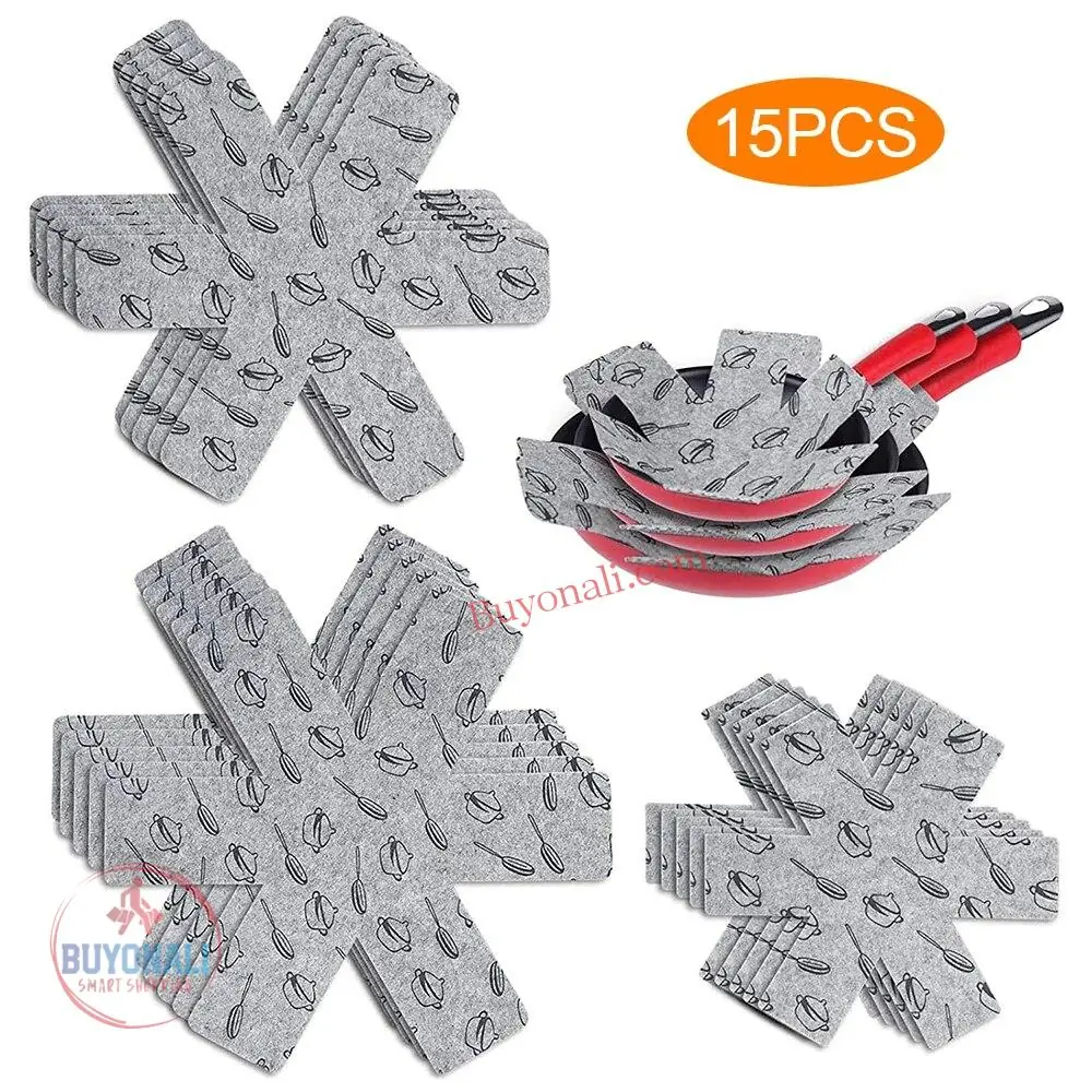 רפידות להפרדה בין כלים בשלושה גדלים שונים