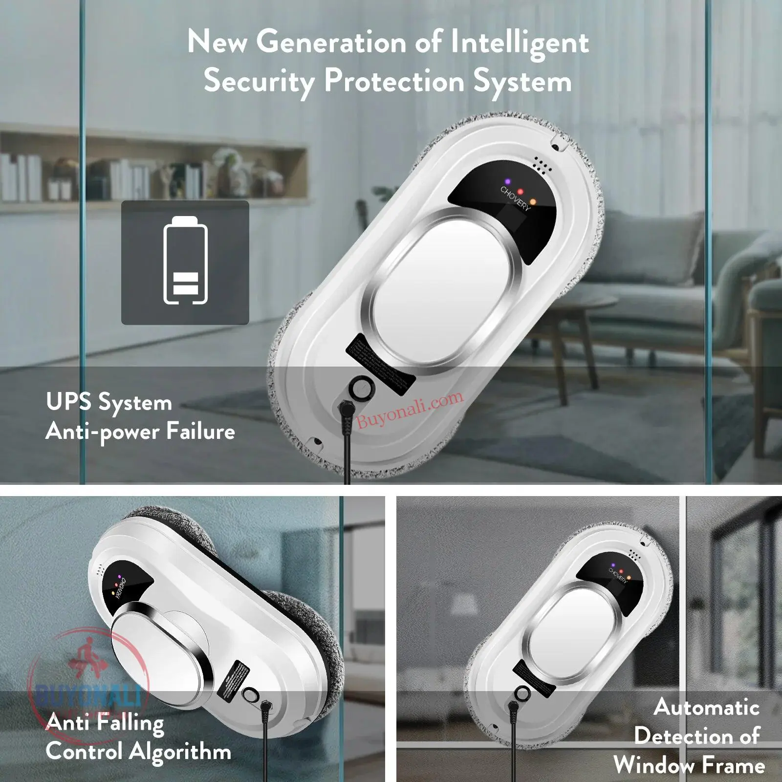 מנקה החלונות המבוקש של Chovovery