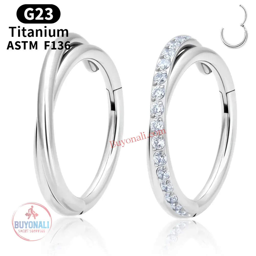 עגיל לאף ב-2 דוגמאות