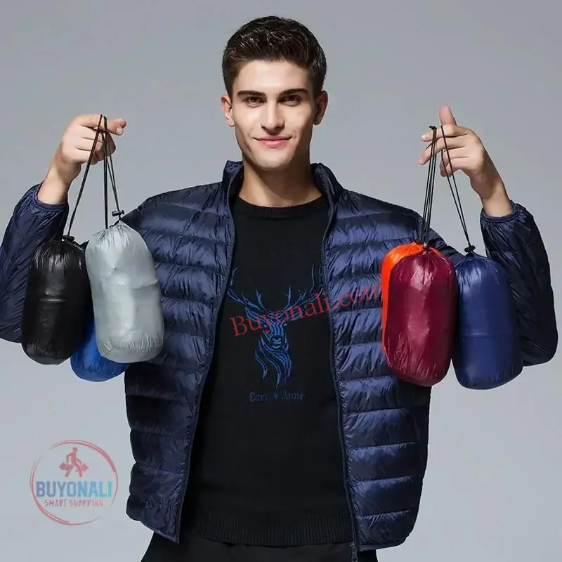 מעיל פוך דק ואיכותי לגברים