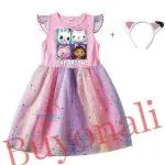 סט של שמלה וקשת תואמת של הסדרה האהובה בית הבובות של גבי