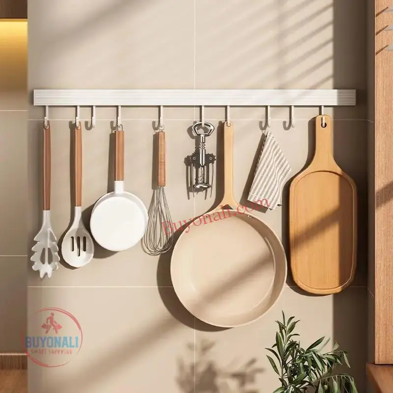 פס אלומיניום לתליית כלי מטבח
