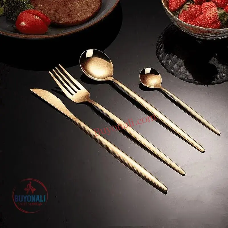 ערכת סכו״ם מוזהב 24 חלקים