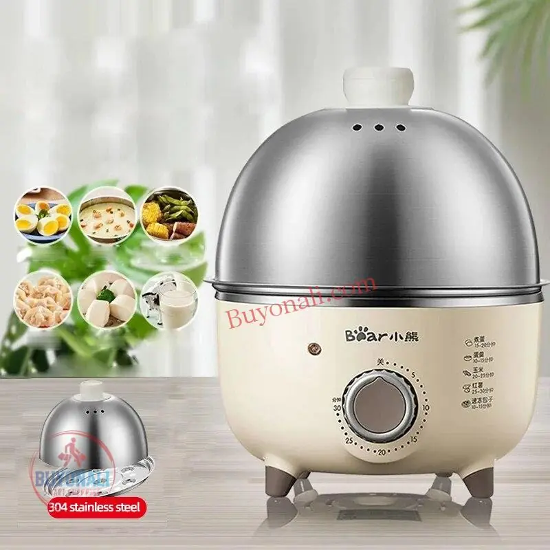 מכשיר חשמלי להכנת ביצים קשות ומזון בעזרת אידוי