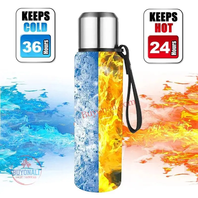 תרמוס נהדר שומר חום / קור מפלדת אל חלד