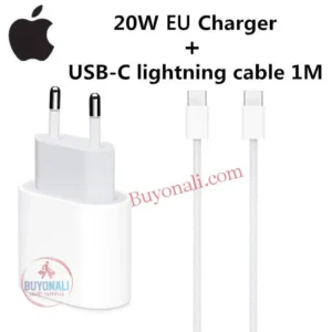 מטען מהיר 20W למכשירי Apple עם כבל באורך 1 מטר