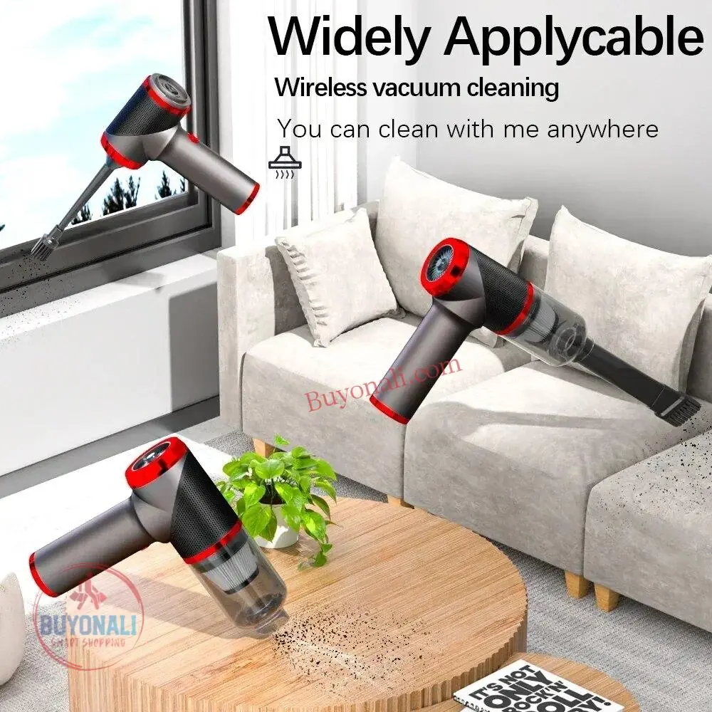 שואב אבק אלחוטי עוצמתי מעוצב בדגם הפרו