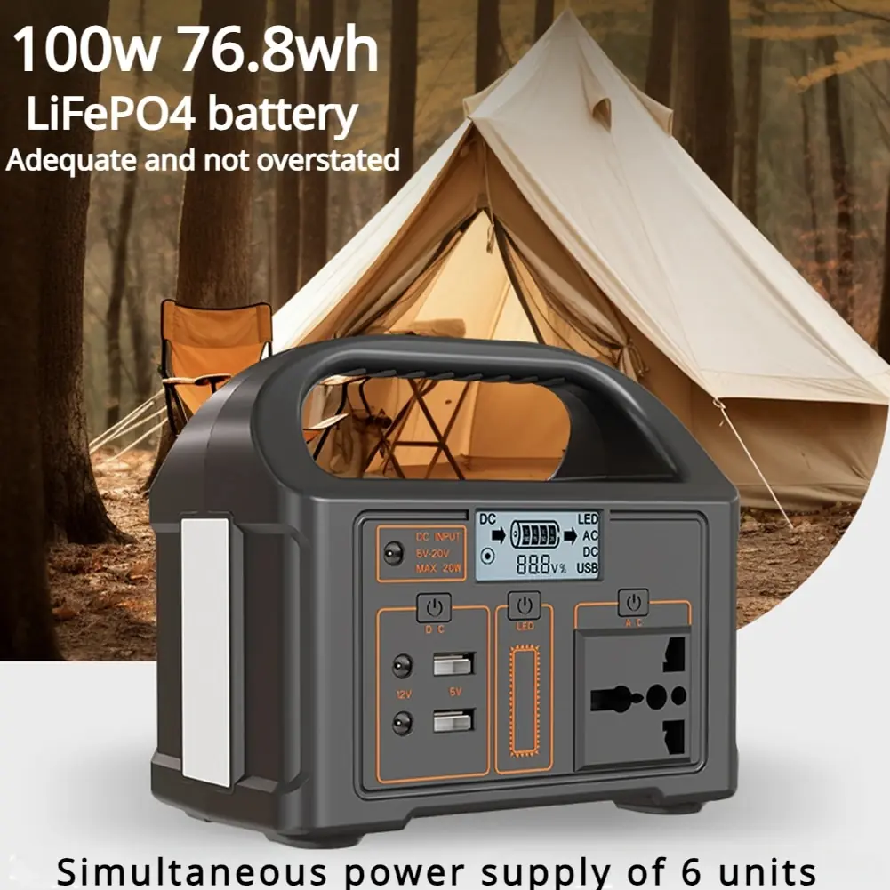 תחנת כוח ניידת 100W 76.8wh