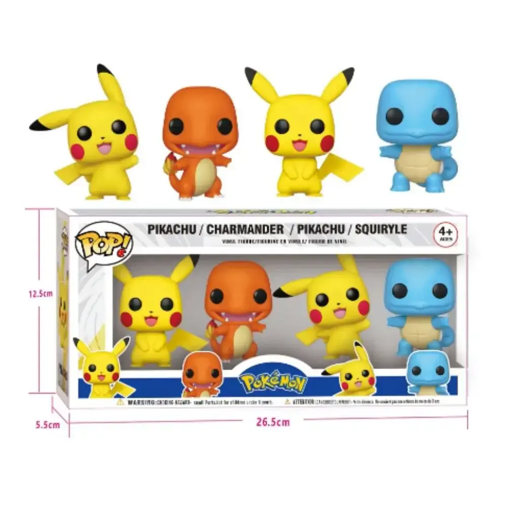 סט 4 בובות פופ פוקימון