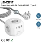 מפצל לשקע מדהים 8 ב 1