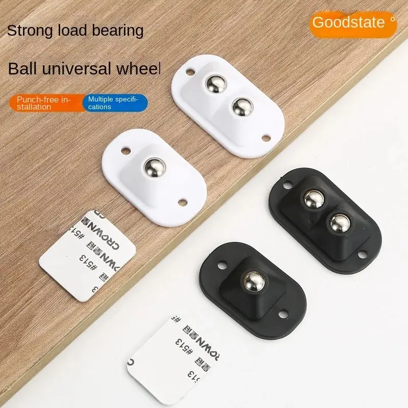 8 תחתיות עם גלגל כדורי קטן