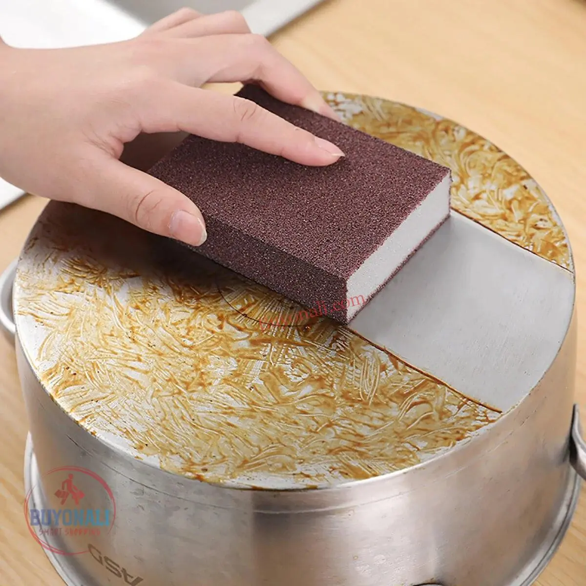 ספוג קסם להסרת אבנית