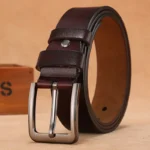 חגורה לגבר עשויה מעור אמיתי