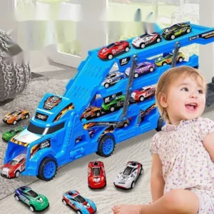 משאית נפתחת למסלול עם מתקן שיגור לרכבים