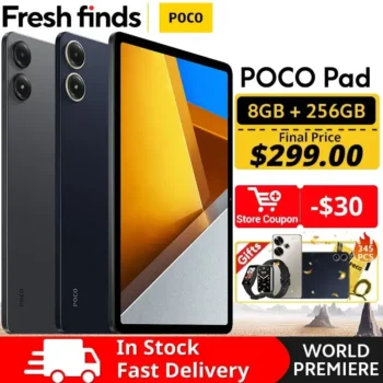 טאבלט POCO Pad עם מסך 12.1 אינץ