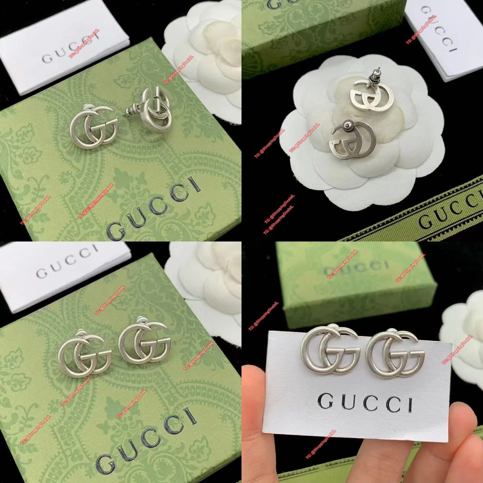 עגילי גוצי מכסף