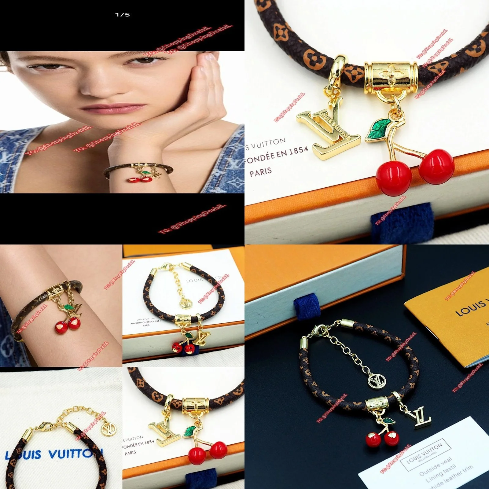 צמידים לואי ויטון