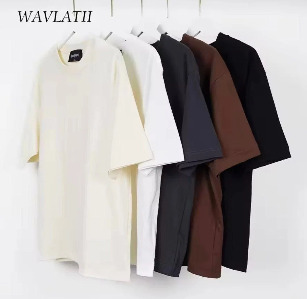 חולצת טי אוברסייז איכותית מבית WAVLATII