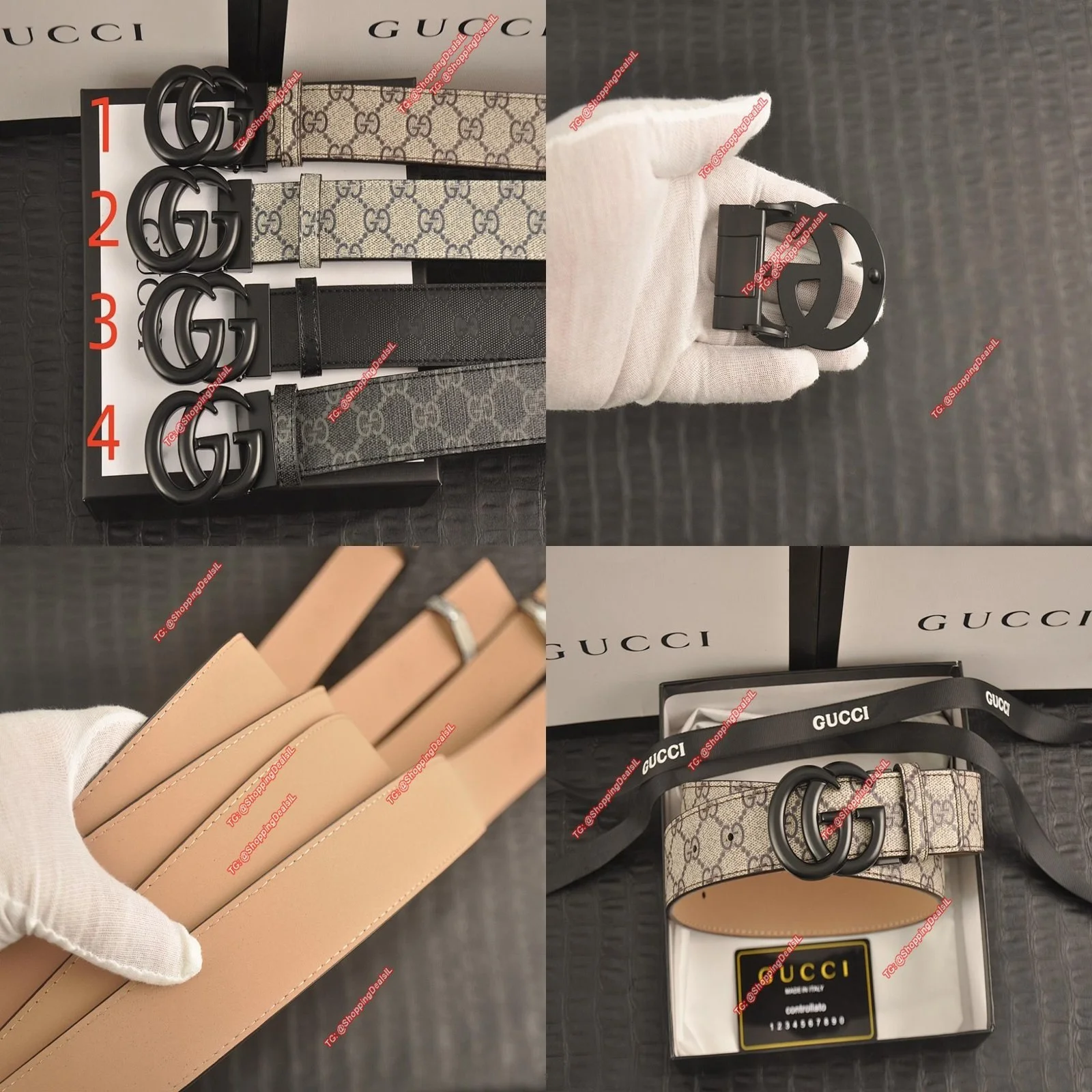 חגורת גוצי במגוון צבעים