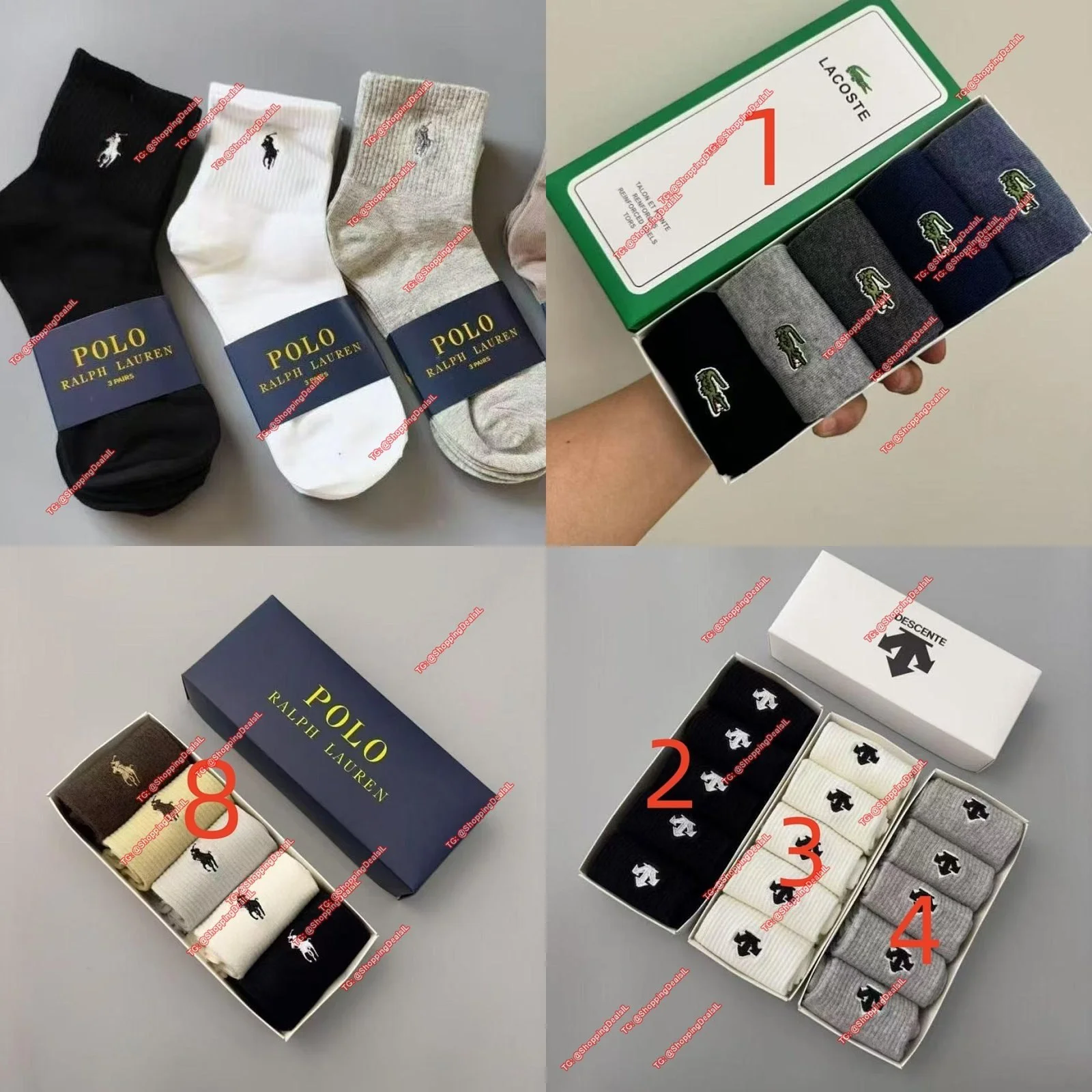 מארז גרבי פולו