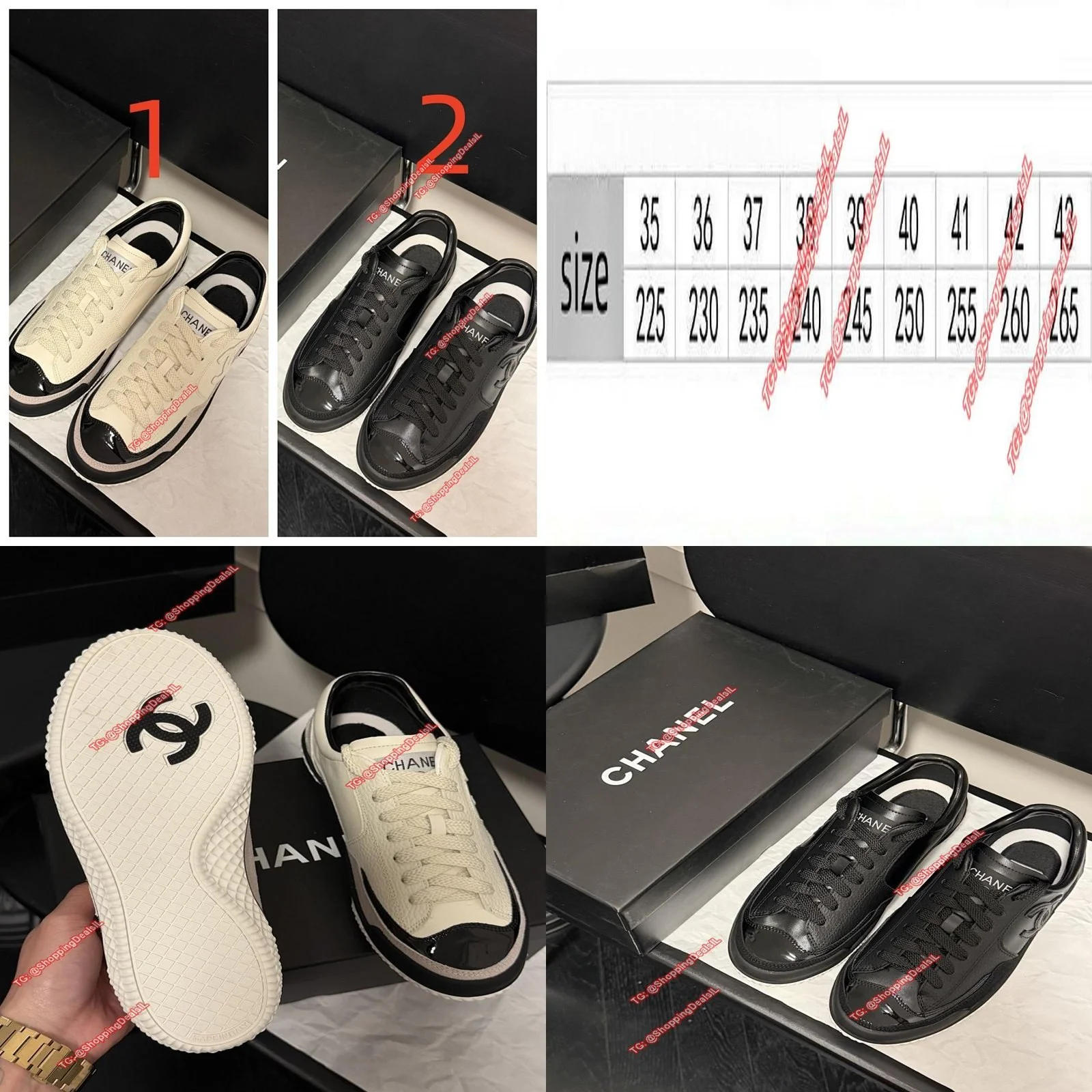 נעלי סניקרס שאנל