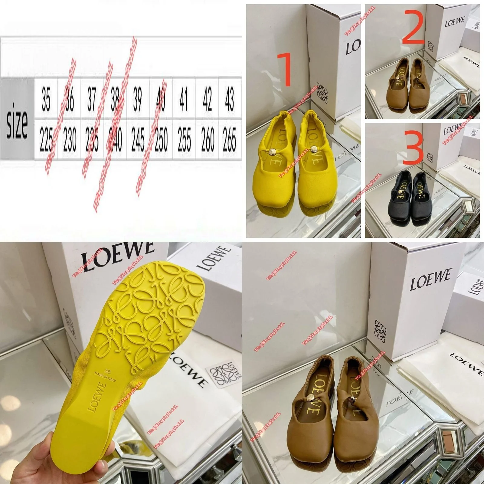 נעלי בובה LOEWE