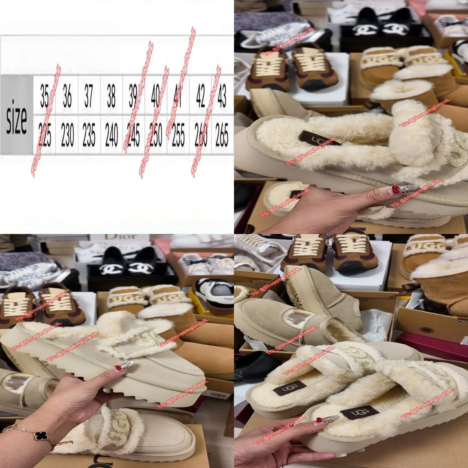 כפכפי פרווה UGG