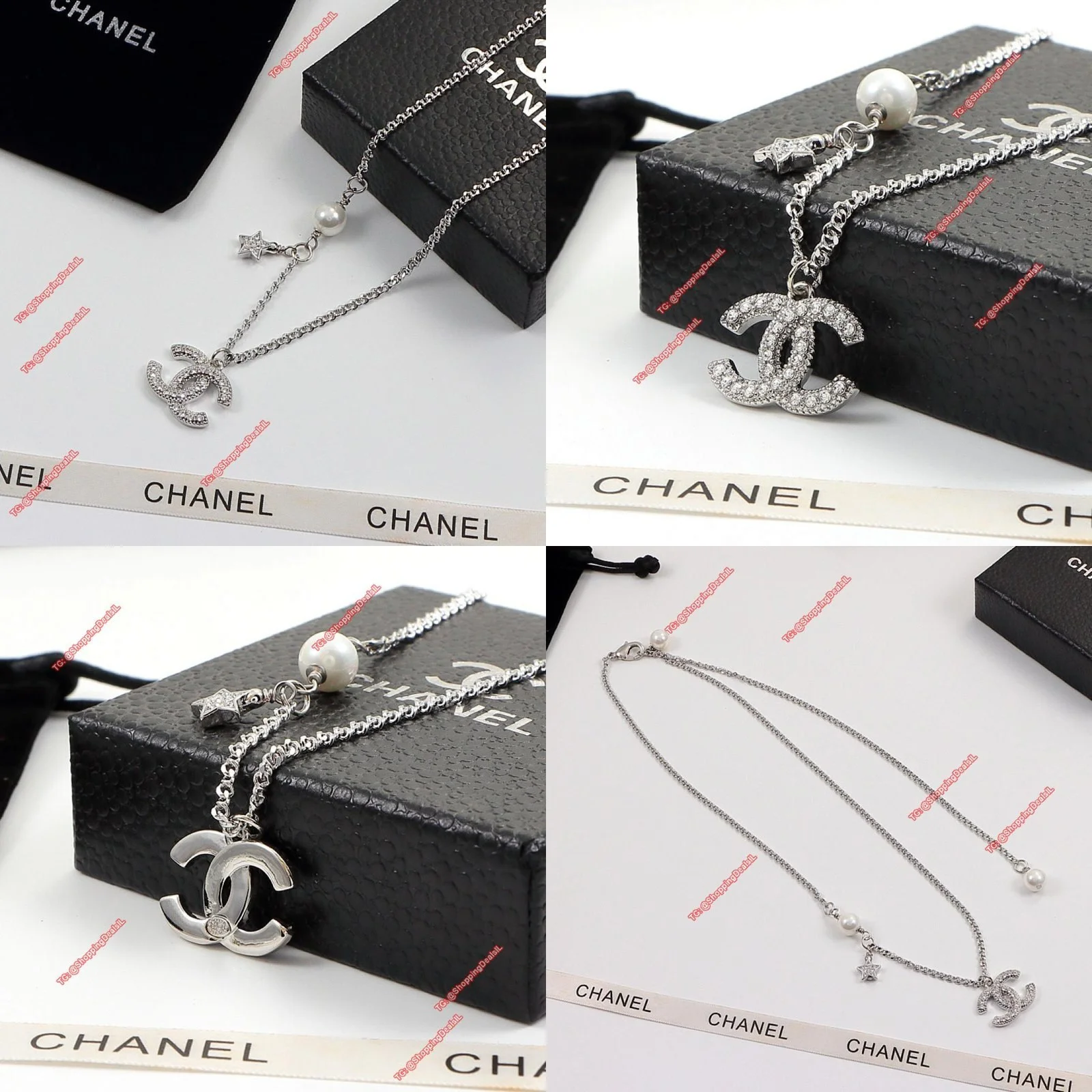 שרשרת מכסף שאנל