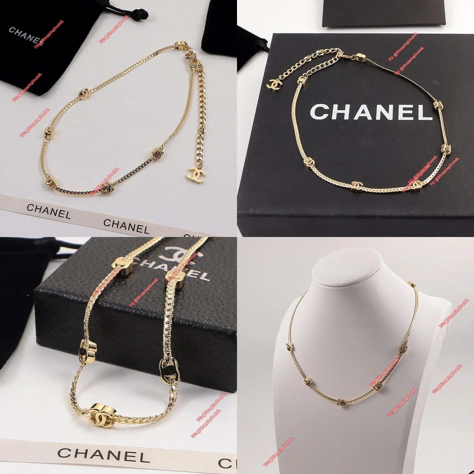 שרשרת זהב שאנל