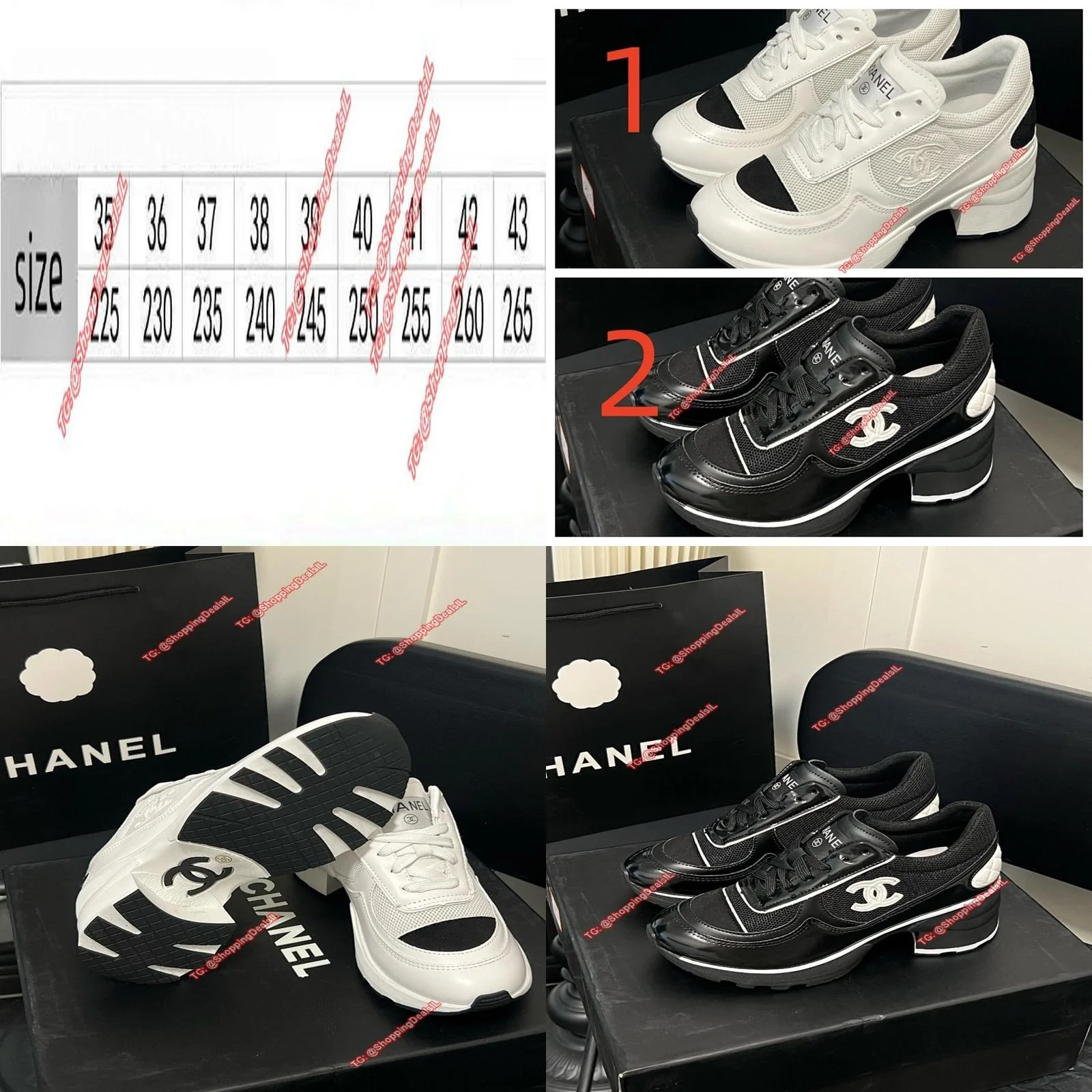 נעלי סניקרס שאנל