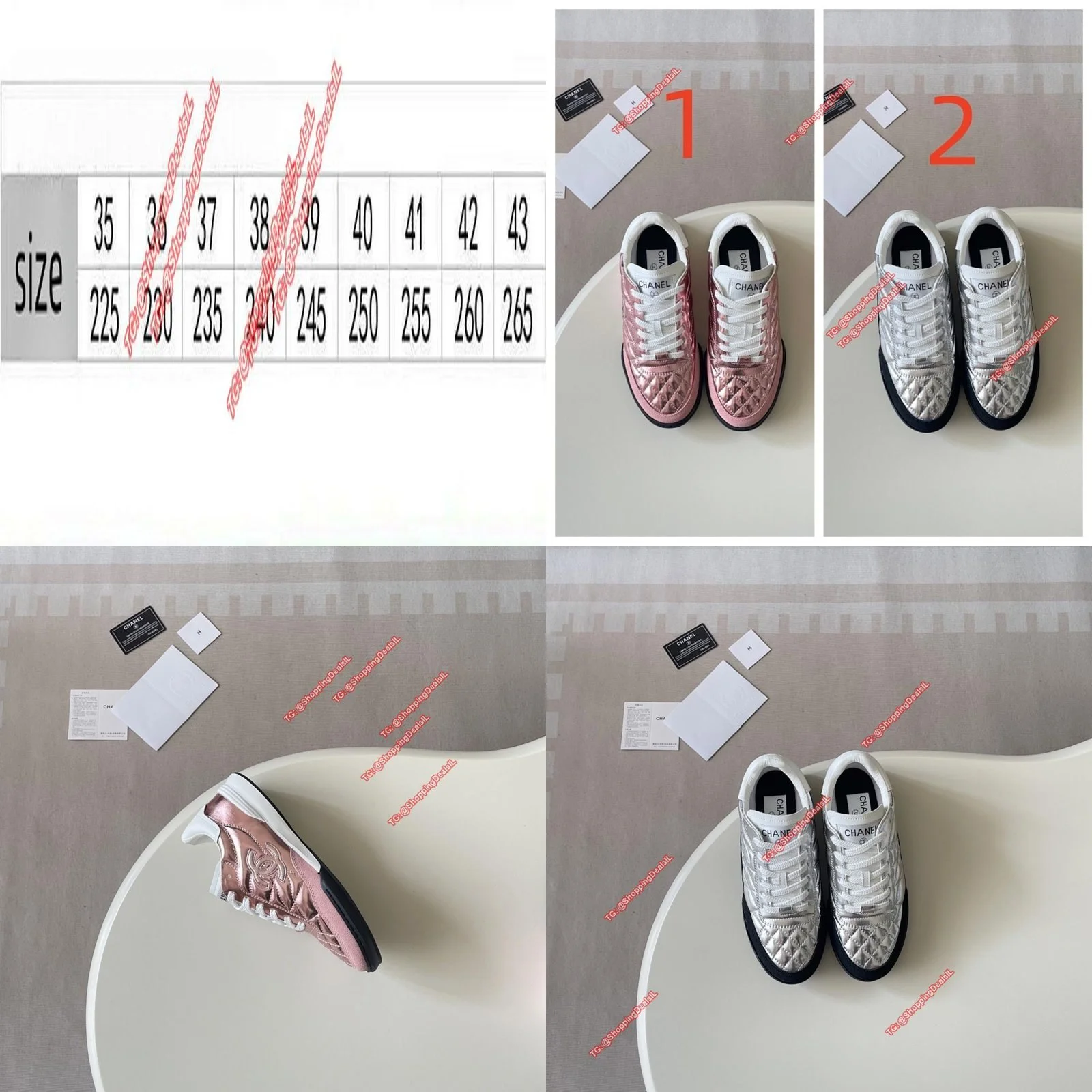 נעלי סניקרס שאנל