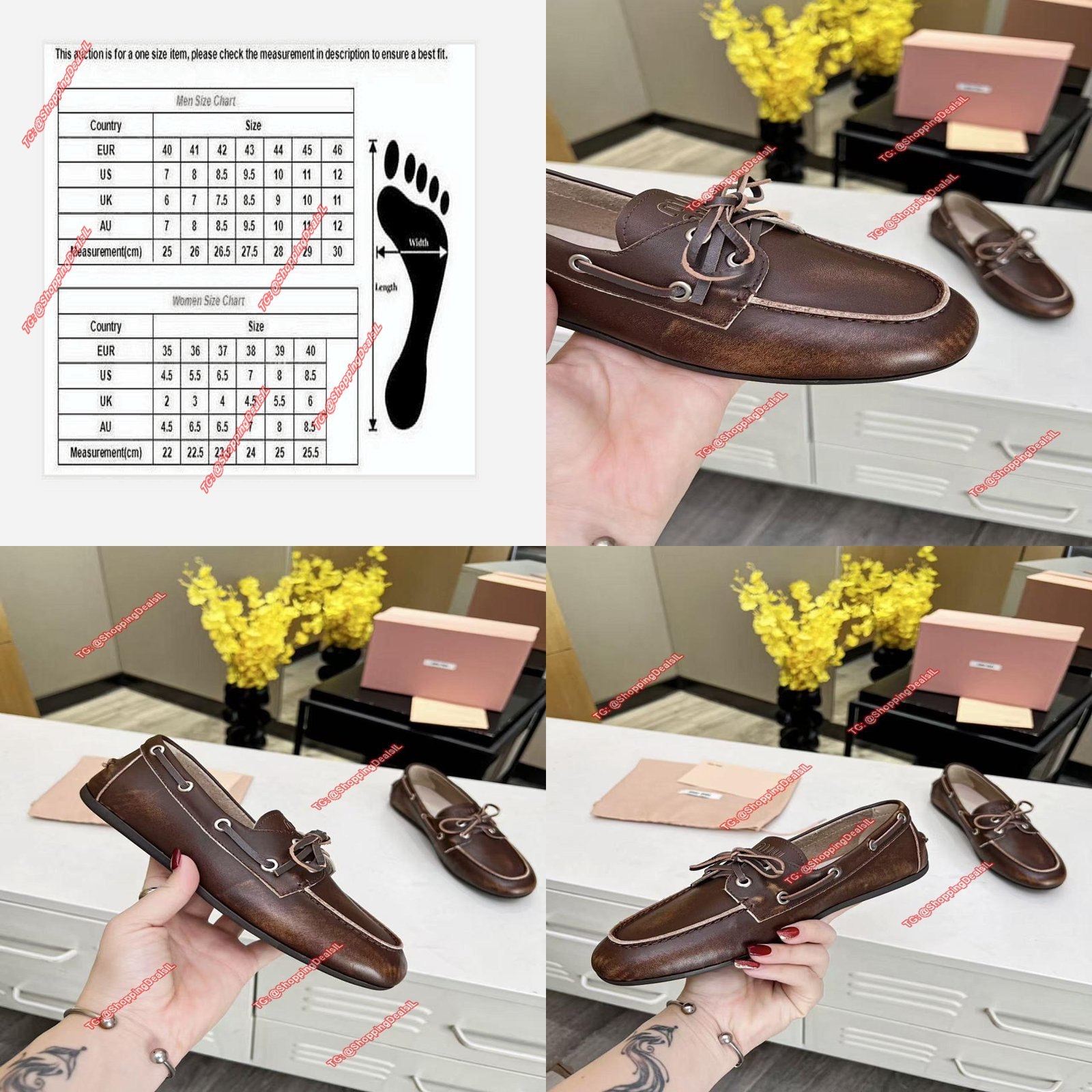 נעלי אלגנטיות לגברים מיו מיו