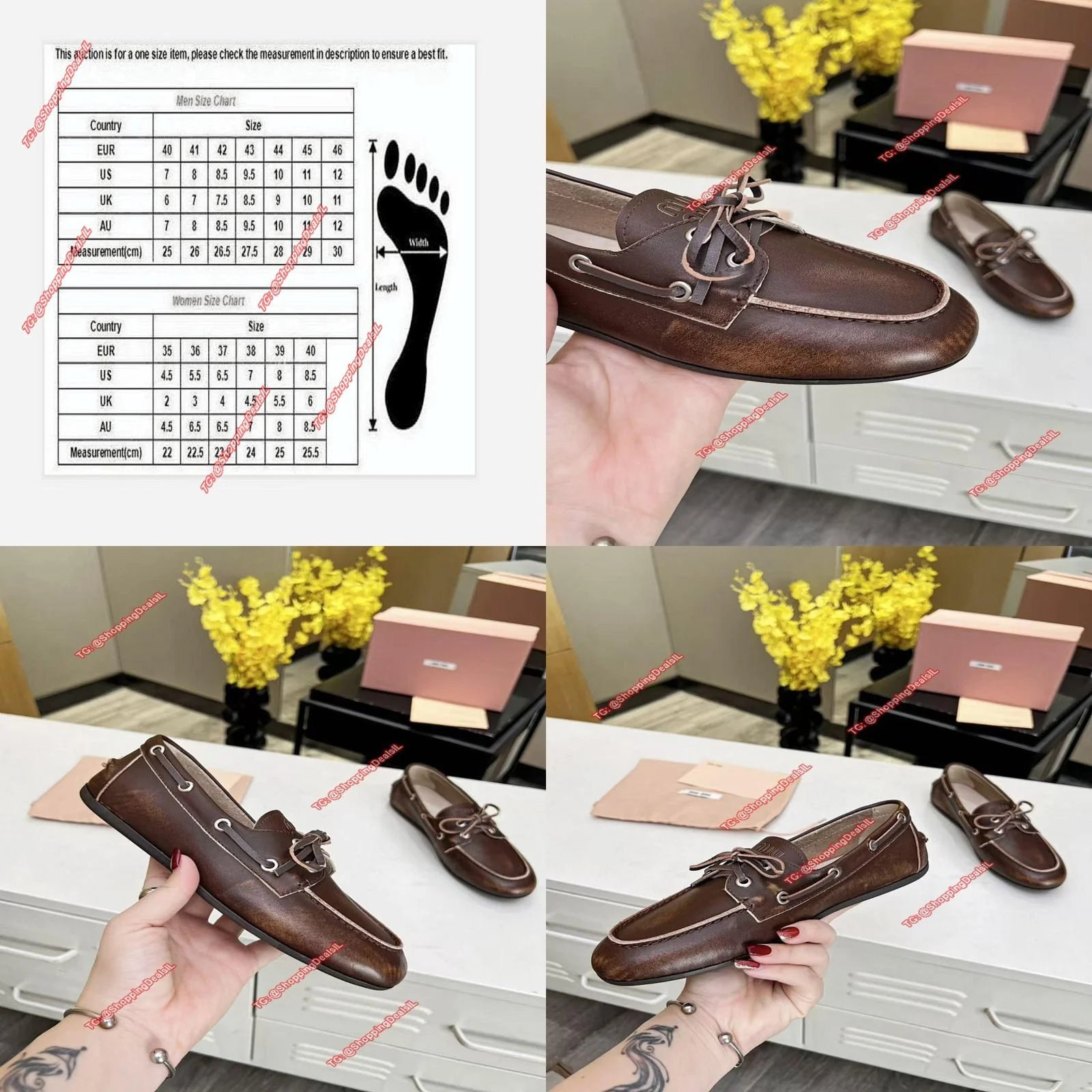 נעלי אלגנטיות לגברים מיו מיו