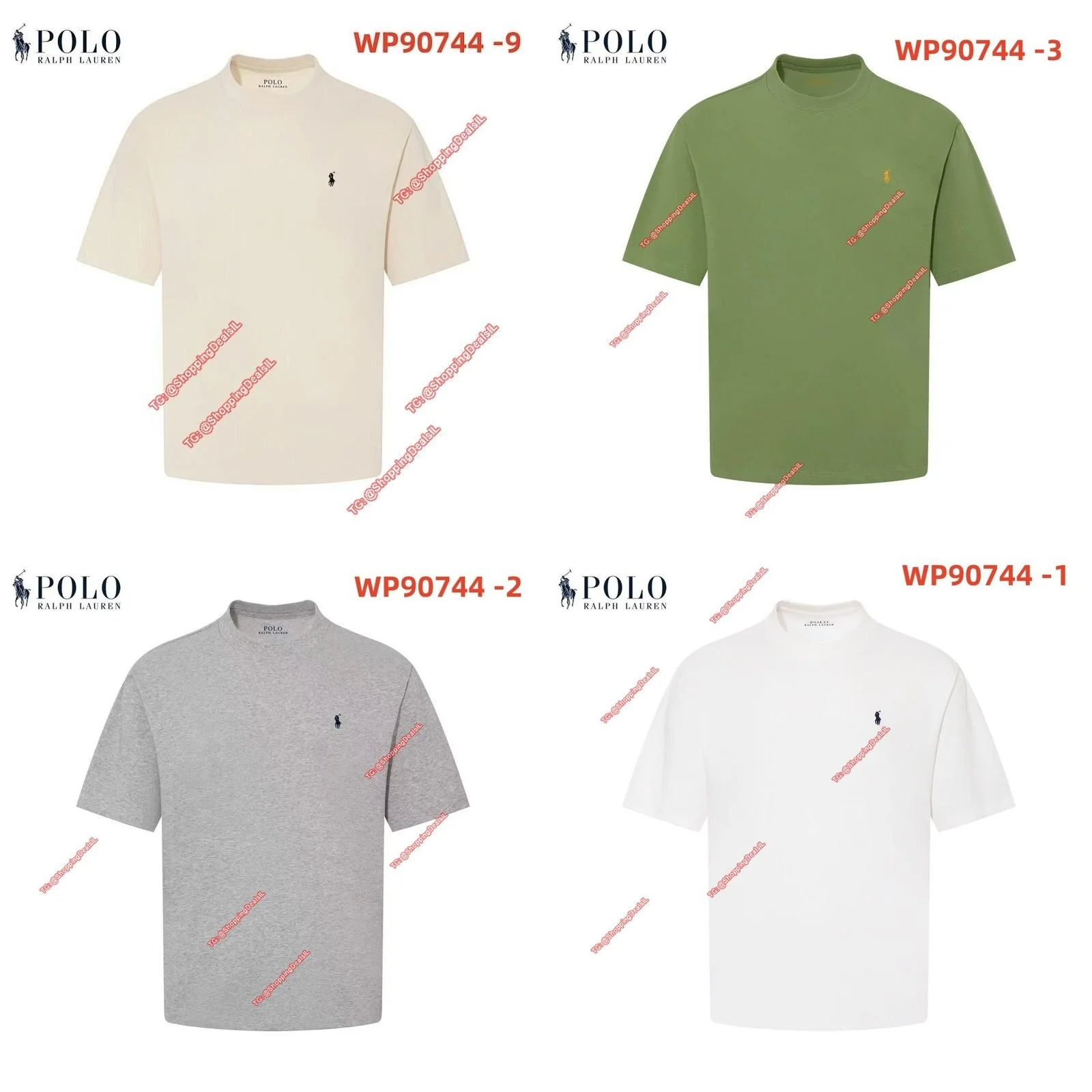 טי שירט ראלף לורן במגוון צבעים