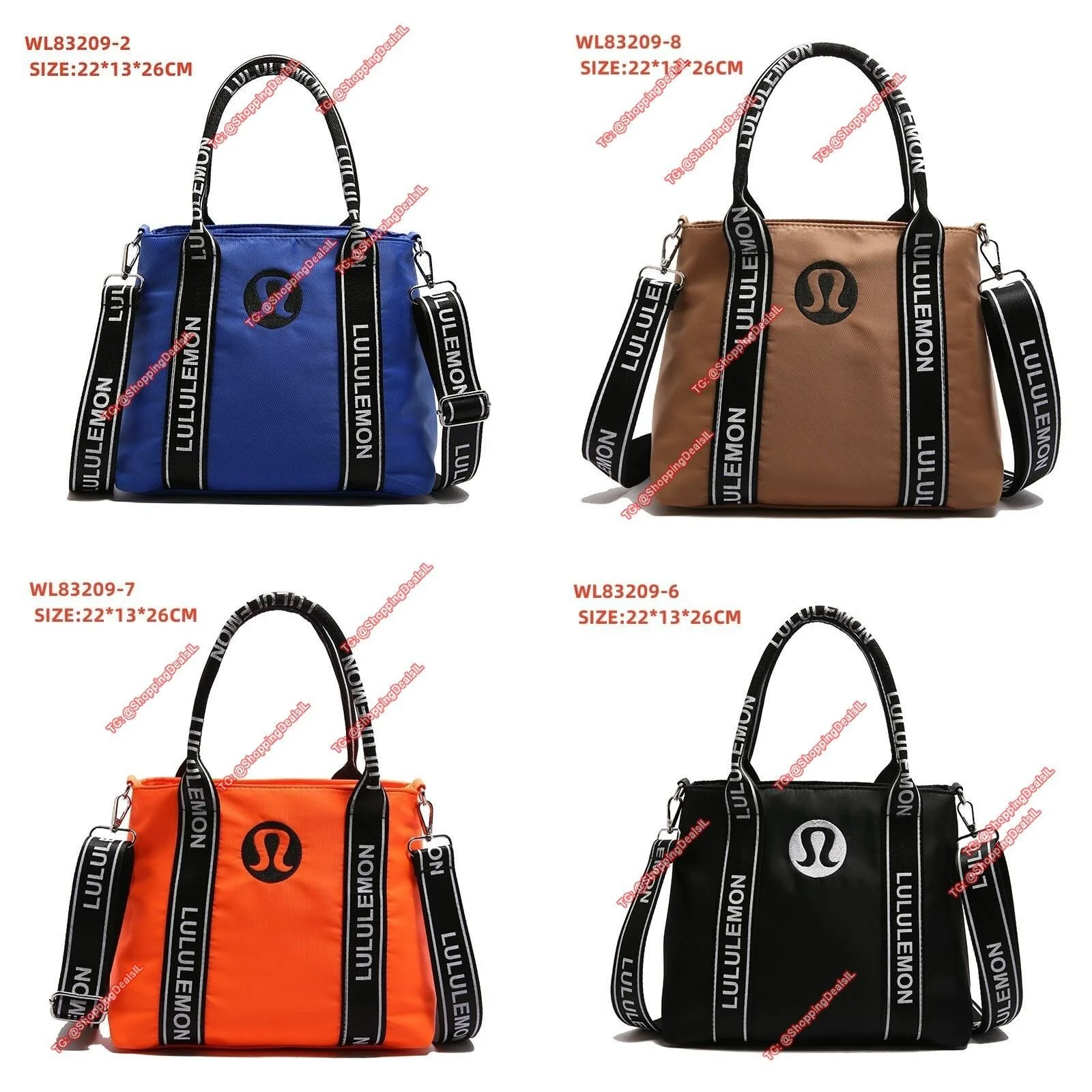 תיק לולו למון במגוון צבעים