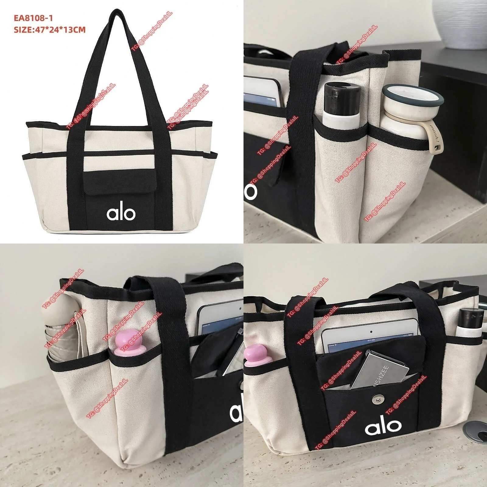 תיק אלו יוגה מושלם עם נפח ענקקק