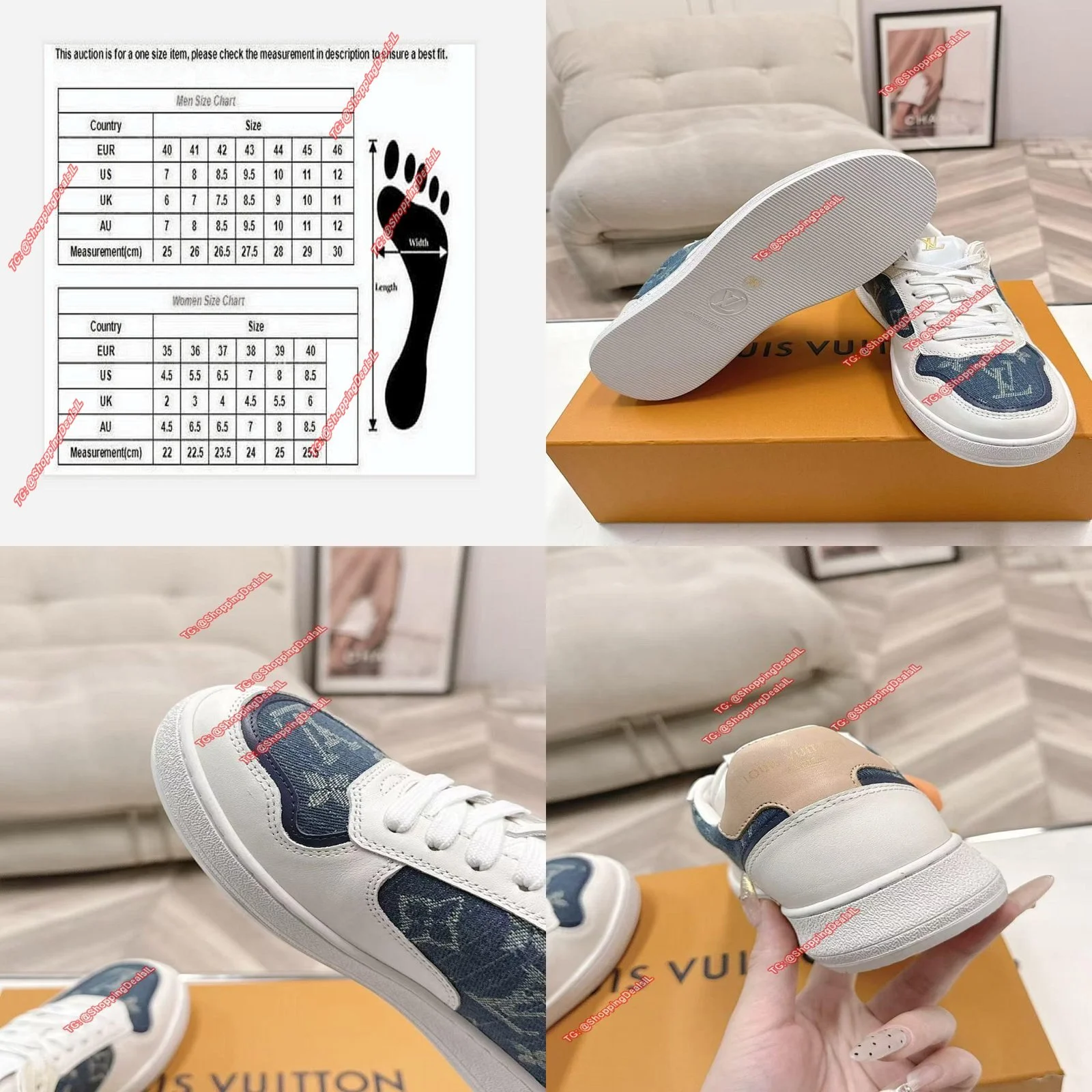 נעלי סניקרס לואי ויטון